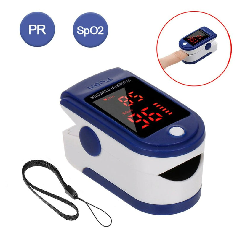 Digital Finger Oximeter Pulse Oximeter TFT Screen Finger Clip SPO2 PR Heart Rate Monitor Blood Oxygen Saturation Monitor